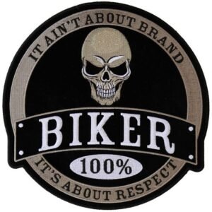 biker iron on patches