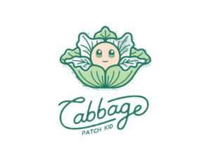 cabbage patch iron on logo