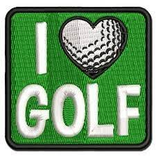 iron on golf patches