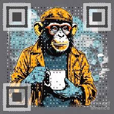 monkey qr code