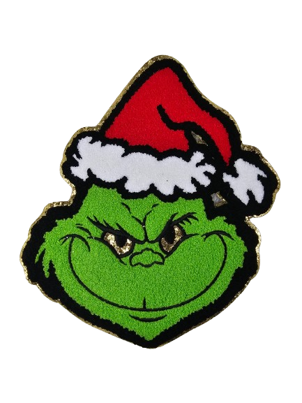 grinch iron on patch