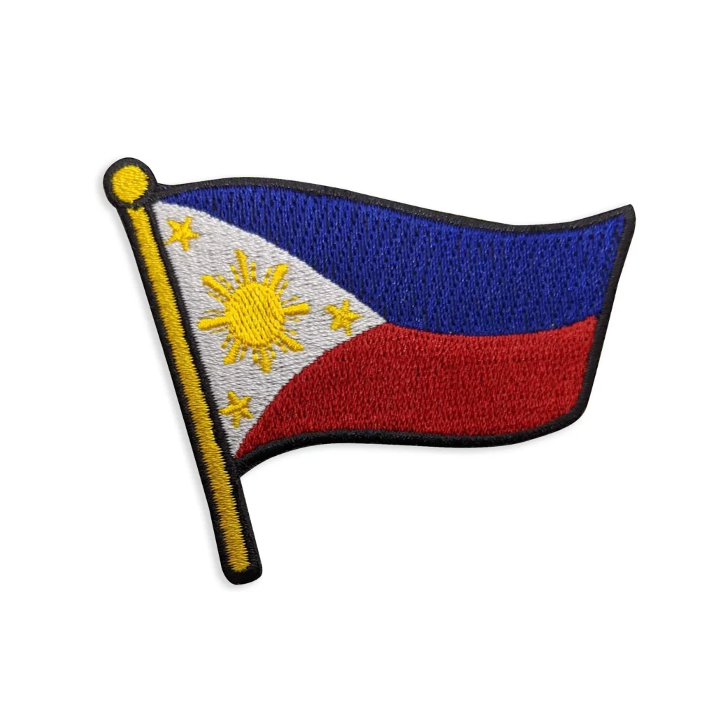 Philippine Flag Velcro Patch