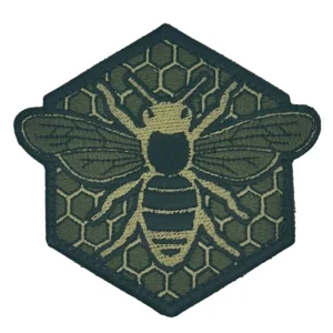 bee velcro patch