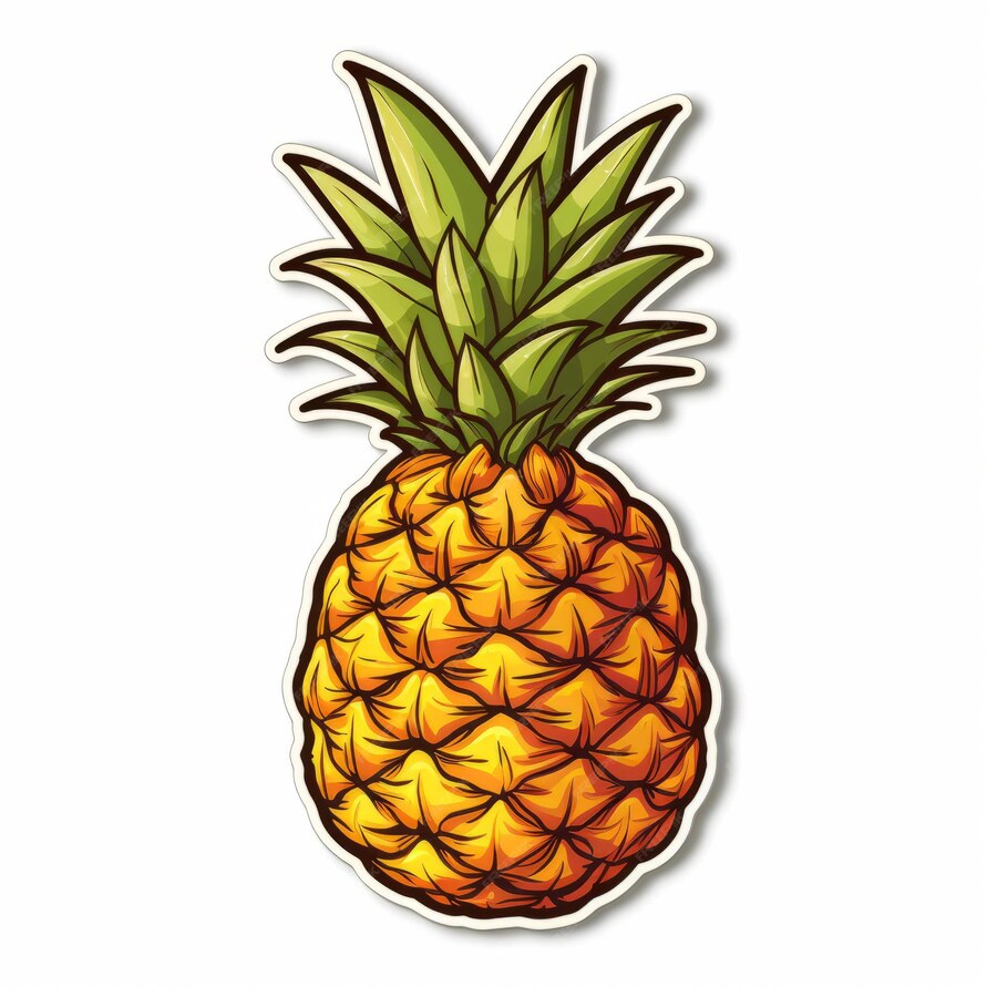 pineapple velcro patch