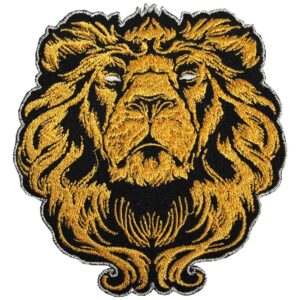 lion velcro patch