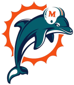 miami dolphins velcro patch