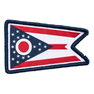 Velcro Ohio Flag Patches 