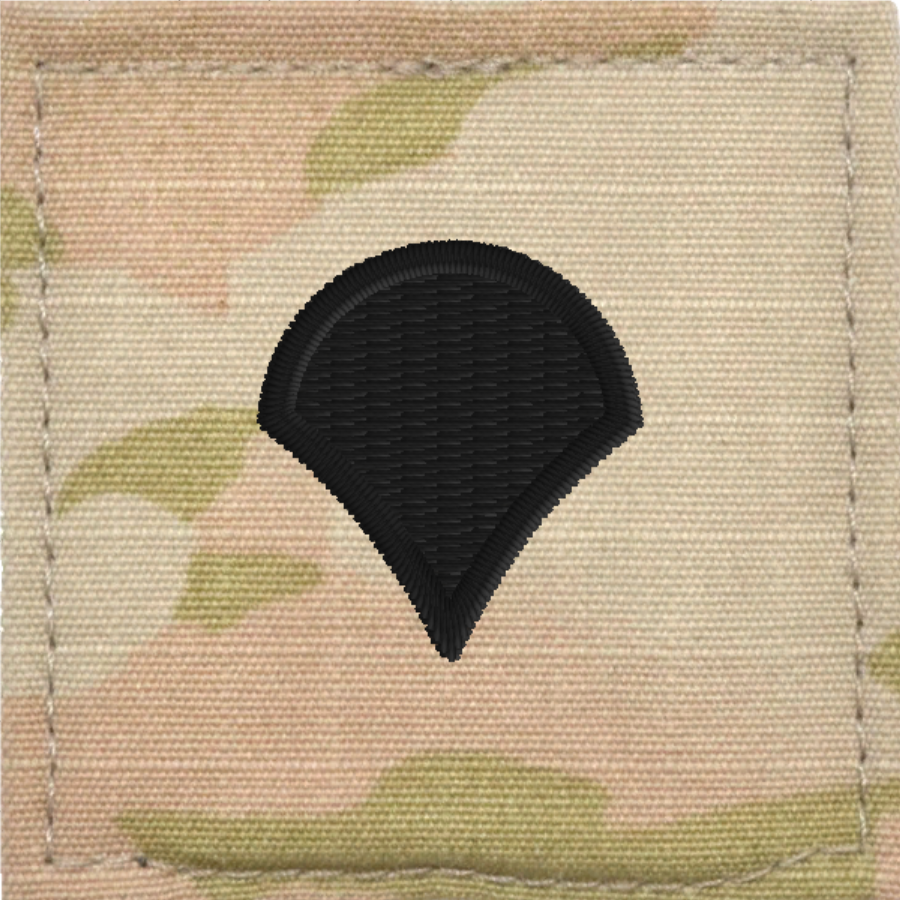 army rank insignia velcro patches