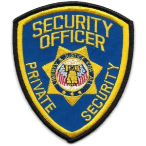 security guard patches