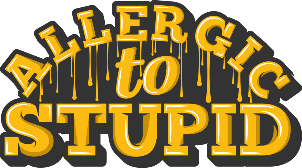 Velcro Patch Allergic to Stupid