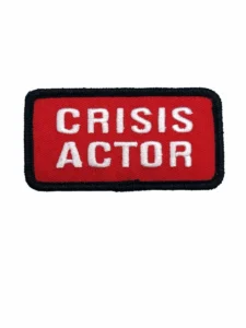 Velcro Patch Crisis Actor