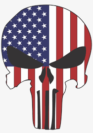 american flag punisher velcro patch