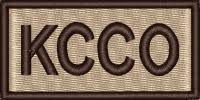 kcco velcro patch