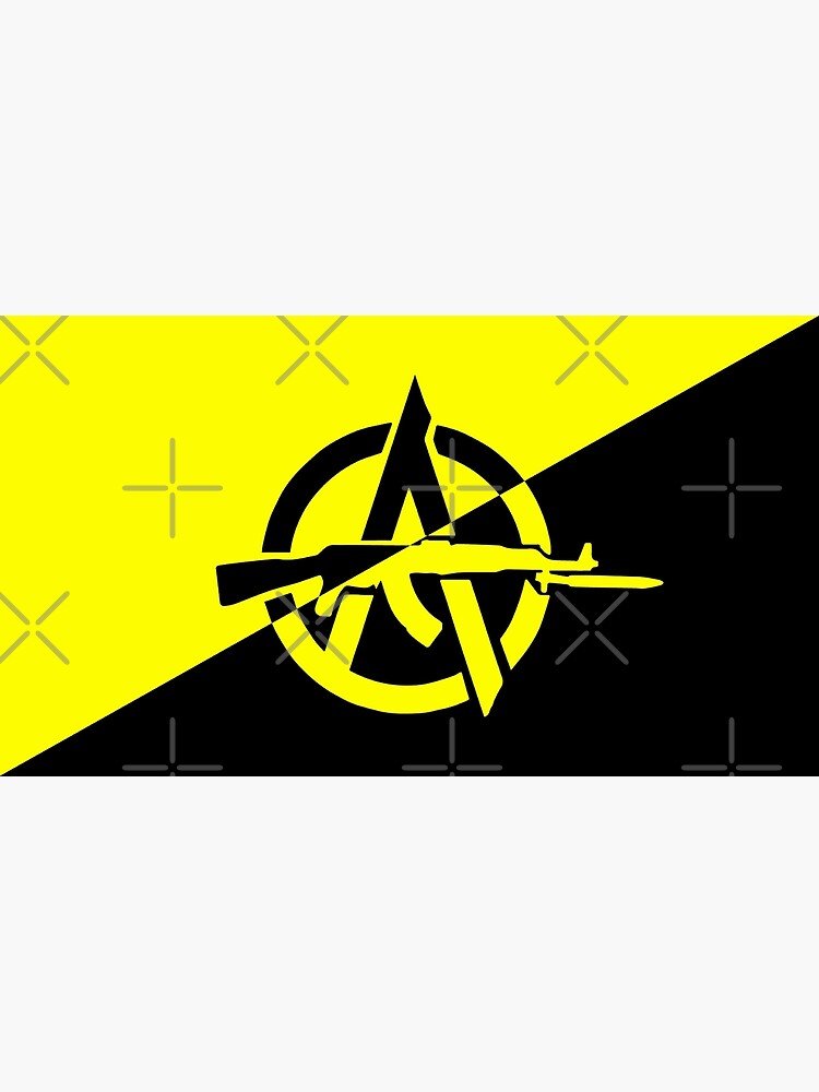 anarcho capitalism flag velcro patch