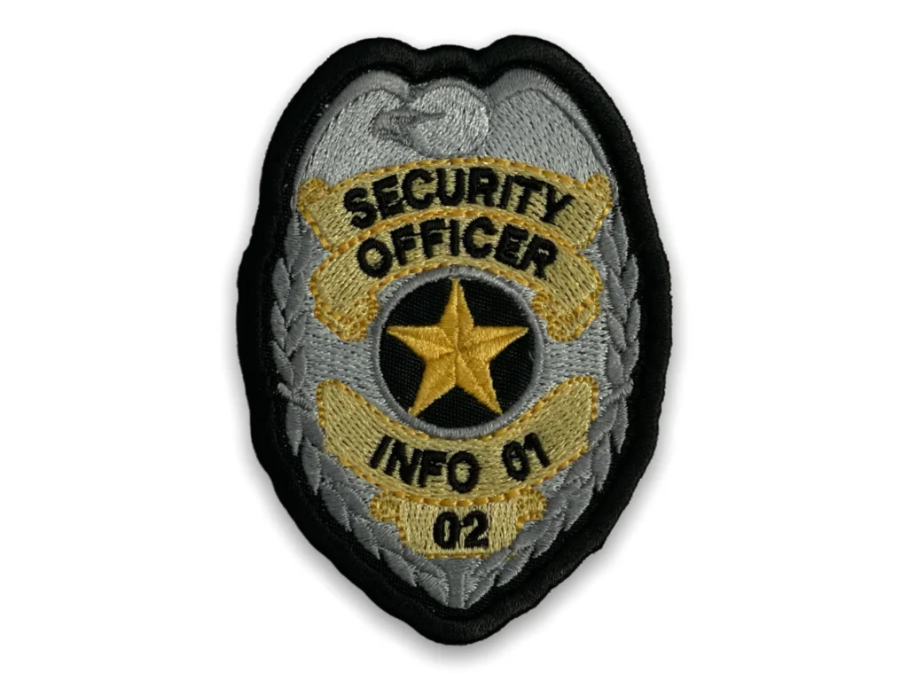 Top Security Officer Badge Patch