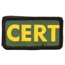 CERT Velcro Patch High-Quality Emergency Response Patch