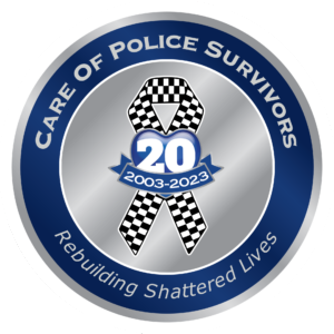 care of police survivors velcro patch