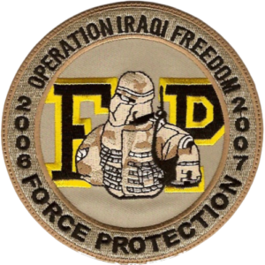 force protection velcro patch