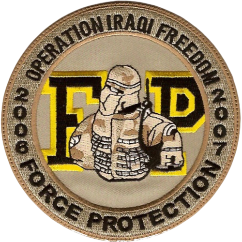 force protection velcro patch