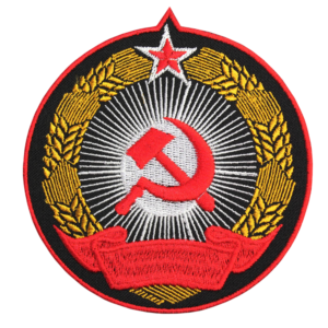 hammer and sickle velcro patch