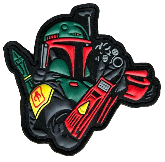 boba fett patch velcro pvc