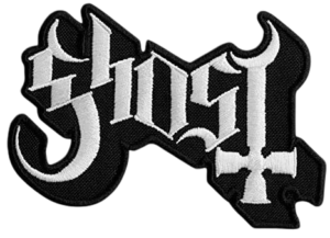 ghost band velcro patch