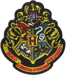 hogwarts velcro patch