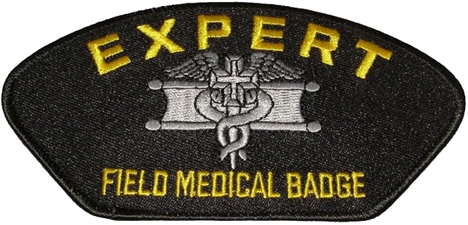 combat medic efmb velcro patches