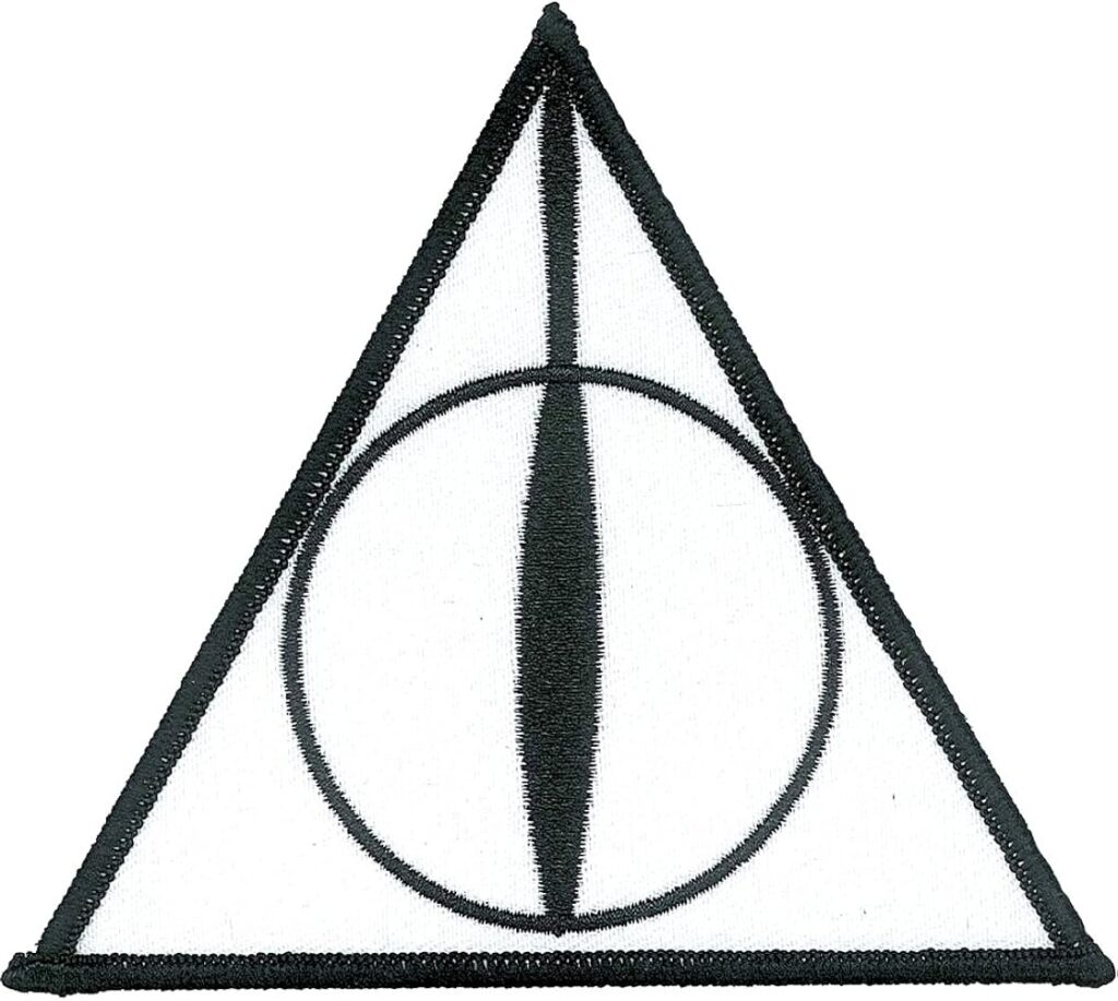 deathly hallows velcro patch