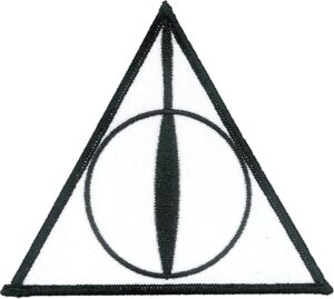 deathly hallows velcro patch