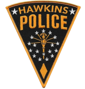 hawkins police patch velcro