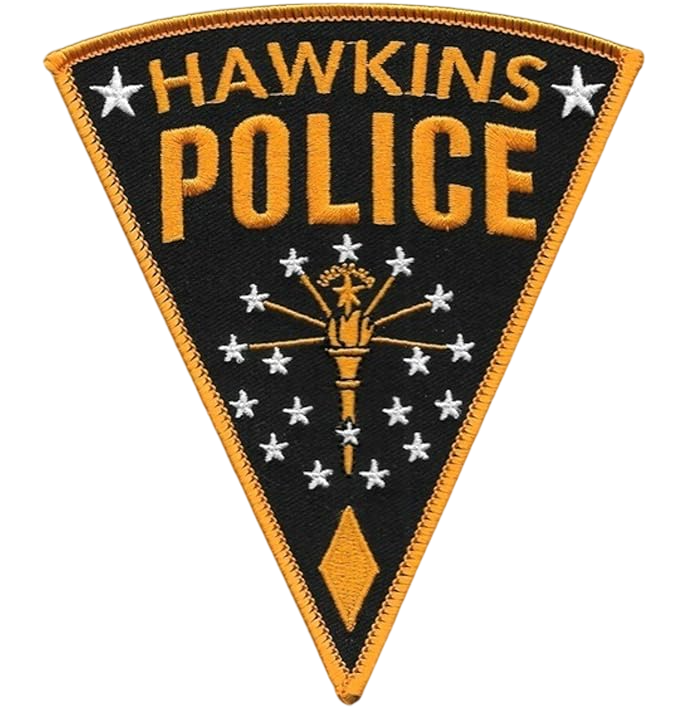 hawkins police patch velcro