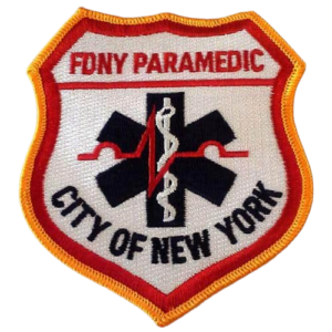 fdny paramedic velcro patch