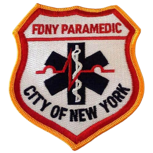 fdny paramedic velcro patch