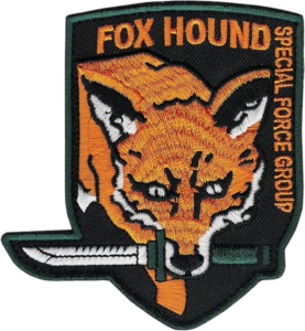 foxhound patch velcro circle