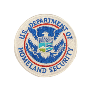 homeland security patch velcro