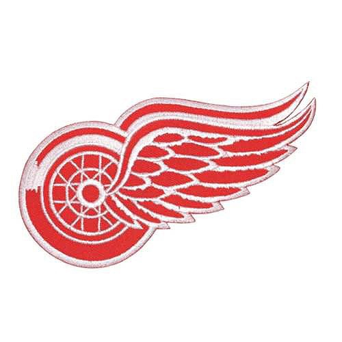 detroit red wings velcro patch