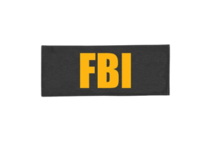 fbi mini velcro patch