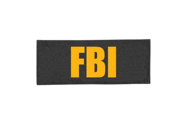 fbi mini velcro patch