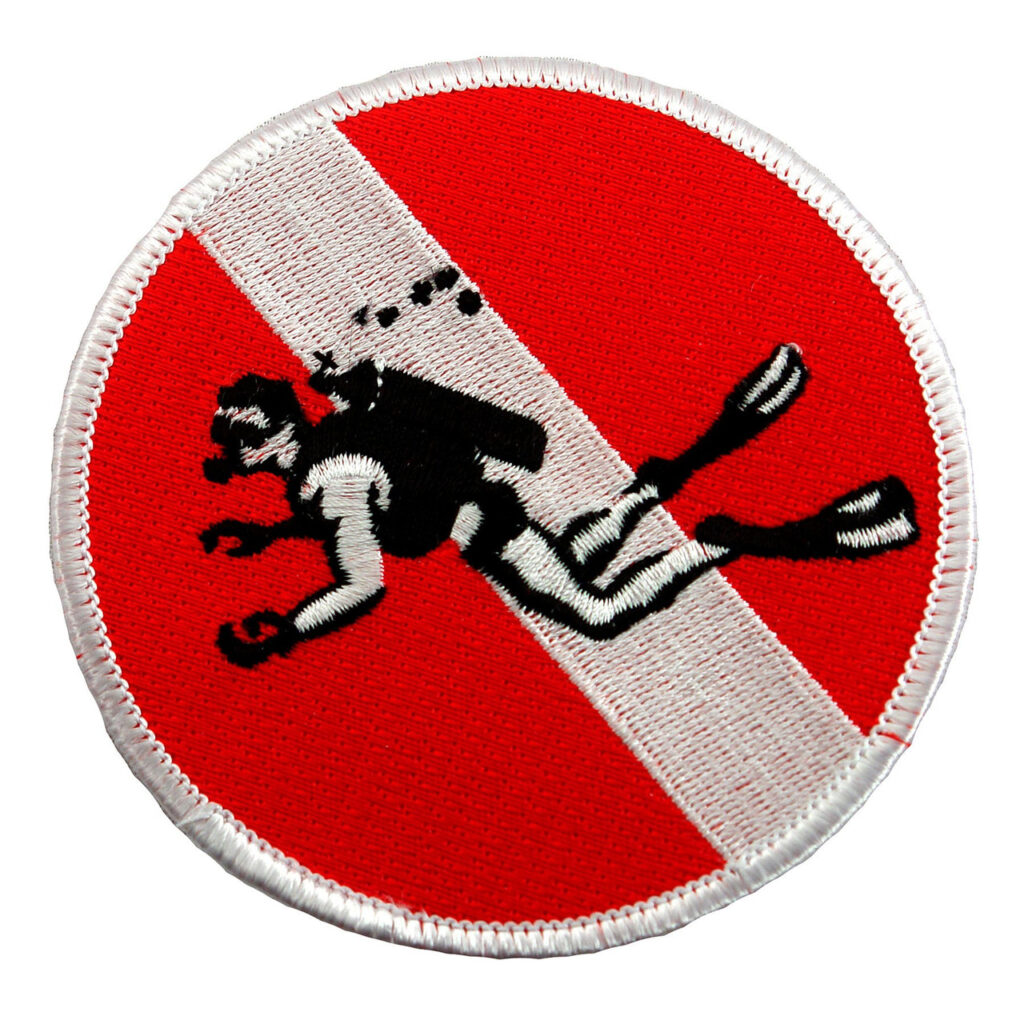 diver velcro patch