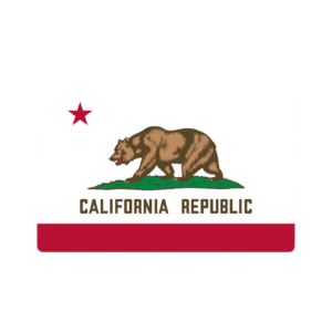 california republic velcro patch