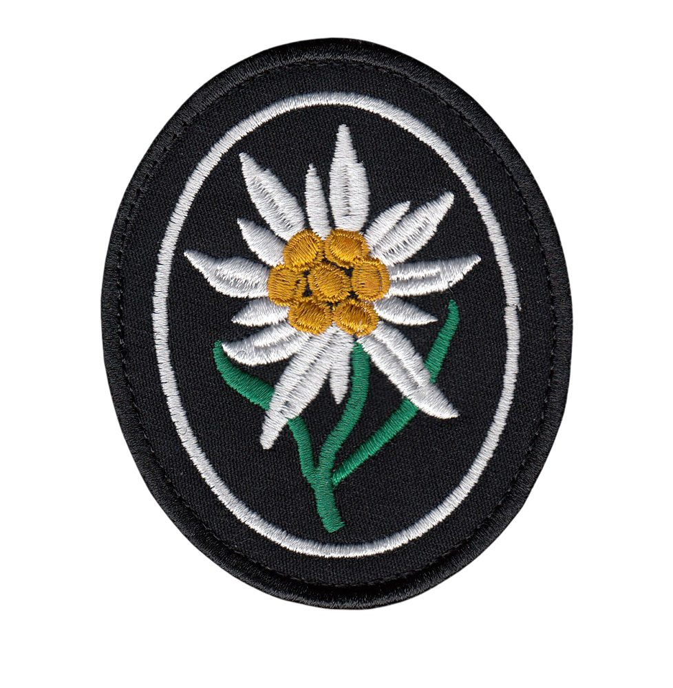 edelweiss velcro patch