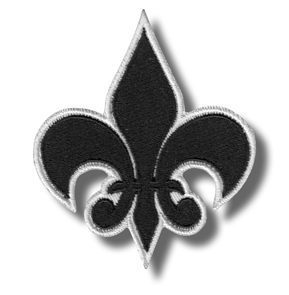 fleur de lis velcro patch