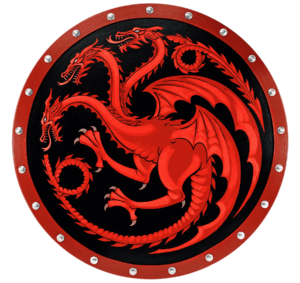 house targaryen sigil velcro patch