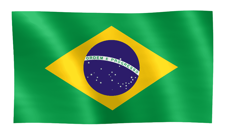 brazil flag velcro patch