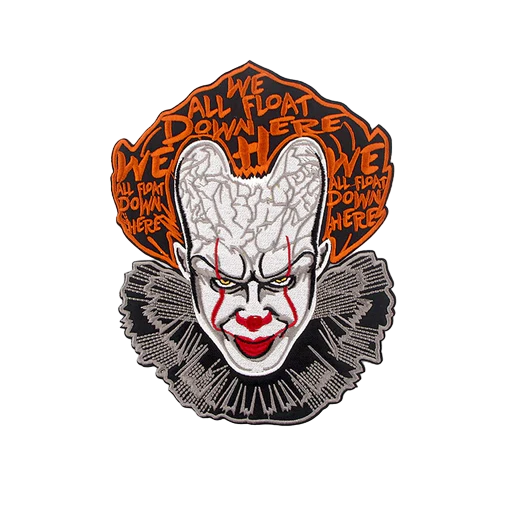 horror velcro patch