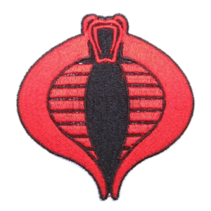 gi joe cobra velcro patch