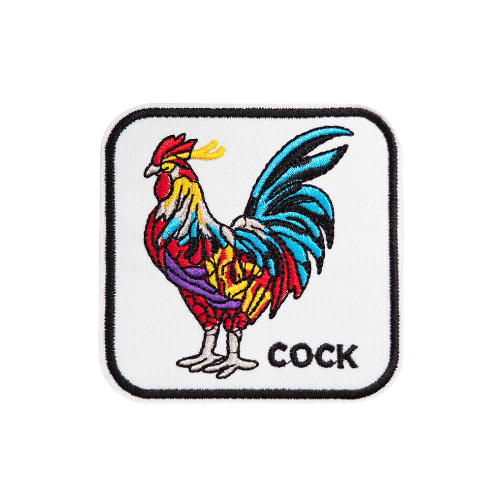 cock velcro patch