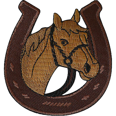 horseshoe alternative velcro patch