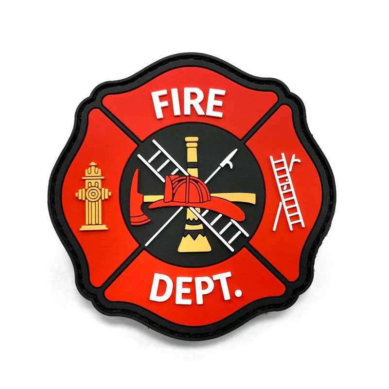 fire dept velcro patch